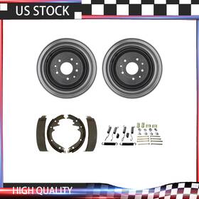 Carpshop20230111op4014 Raybestos Front Kit Brake Drums And Shoes Hardware For 1956-1962 Chevrolet Corvette