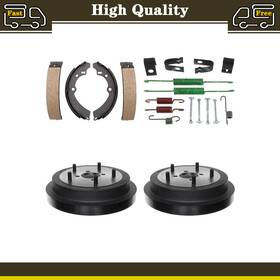 Complt20240821a0624 Raybestos Rear Brake Drums And Shoes Hardware Spring Kit Fits 1987-1995 Suzuki Samurai