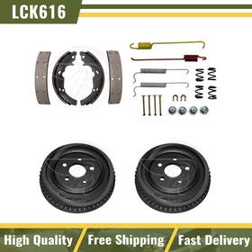 Dvdx20260108-fz1672 Raybestos Rear Brake Drums And Shoes Hardware Kit Fits 1993-2000 Ford Taurus Wagon