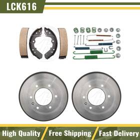Dvdx20260108-fz1673 Raybestos Rear Brake Drums And Shoes Hardware Spring Kit Fits 1991-1997 Isuzu Rodeo