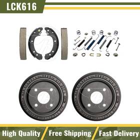 Dvdx20260108-fz1677 Raybestos Rear Brake Drums And Shoes Hardware Spring Kit Fits 1991-2002 Saturn Sl1
