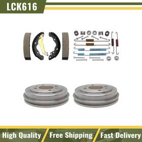 Dvdx20260108-fz1686 Raybestos Rear Kit Brake Drums And Shoes Hardware For 2002-2006 Hyundai Elantra