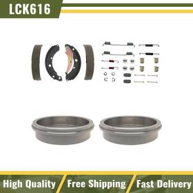 Dvdx20260108-fz1695 Raybestos Rear Brake Drums Shoes Hardware Spring Kit Fits 2005-2006 Chrysler Pt Non Abs