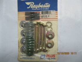 H4018-2 Raybestos Brake Shoes Hold Down Kit - Professional Grade Rear