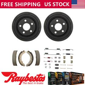 Maxask250821ray0133a Raybestos Rear Kit Brake Drums And Shoes Hardware For 1992 Chrysler Lebaron New