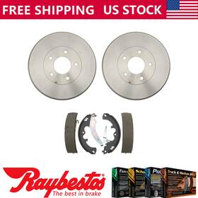 Maxask250821ray3051a Raybestos Rear Kit Brake Drums And Shoes For 2007 Ford Escape -