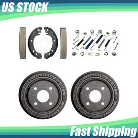 Outask22rp0719tf0609a-9a Raybestos Rear Kit Brake Drums And Shoes Hardware Fits 1991-2002 Saturn Sl1 Ol