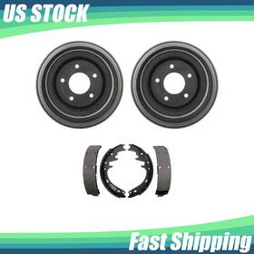 Outask22rp0719tf1242a-9a Raybestos For 1987-1996 Ford E-150 Econoline Club Wagon Rear Kit Brake Drums Shoes