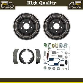 Scarsfz20231018aa00740 Raybestos Rear Kit Brake Drums Shoes Hardware Fits 1992-1996 Oldsmobile Bravada