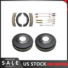 Raybestos Sk20rp0713skrs3brk1368k Rear Kit Brake Drums And Shoes Hardware Fits 2000-2004 Xterra