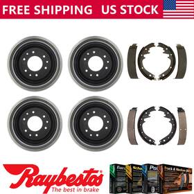Sk20rp0724skrs4dbrk2321k-dy Raybestos For 1951-1955 Chevrolet Truck Front Rear Kit Brake Drums And Shoes 11 Inch