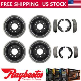 Sk20rp0724skrs4dbrk2325k-dy Raybestos For 1970 Gmc G15/g1500 Van Front Rear Kit Brake Drums And Shoes -