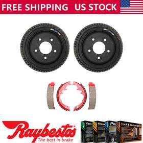 Raybestos Sk20rp0904skrs2dbrk08372k Rear Kit Brake Drums And Shoes For 1976-1978 Gmc C15 -