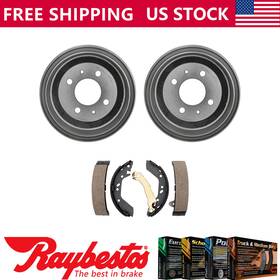 Sk20rp0904skrs2dbrk10886k-fl Raybestos Rear Kit Brake Drums And Shoes For 2000-2002 Hyundai Accent -