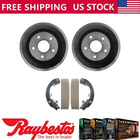Sk20rp0904skrs2dbrk10954k-fl Raybestos Rear Kit Brake Drums And Shoes For 2005 Dodge Dakota -