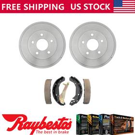 Sk20rp0904skrs2dbrk10969k-fl Raybestos Rear Kit Brake Drums And Shoes For 2009-2010 Chevrolet Cobalt -