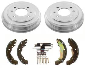 197001 Rpm Rear Brake Drums And Shoes Hardware For 02-06 Hyundai Elantra