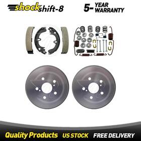 Carszfz20251024-1636 Shockshift-8 Rear Brake Drums And Shoes Hardware Spring Kit Fits 1993 Toyota Celica