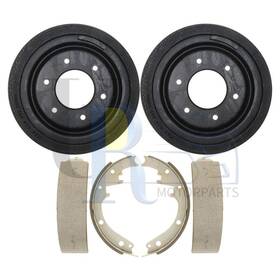 Shoszfz20250805-697 Shockshift-8 Raybestos Rear Kit Brake Drums And Shoes For 1978-1985 1986 Chevrolet K10