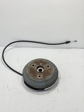 0204011550 Smart 08-16 Fortwo 1.0l Rwd Rear Left Driver Side Brake Drum With Cable Oem