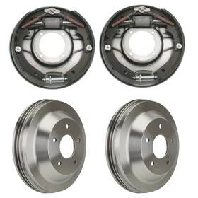 9100991 Speedway Motors Front Bendix Style Drum Brake Kit 1-1/2 Inch Fits 1937-48 Ford