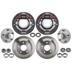 9108928 Speedway Motors Bendix Style Front Brake Kit 12x2 Inch Fits 1937-48 Ford Spindles