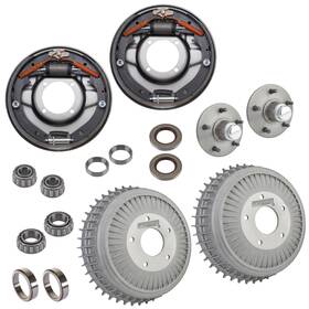 91604009 Speedway Motors Aluminum Fits Buick Front Brake Drum Kit 12x2 45-fin Plates/hubs