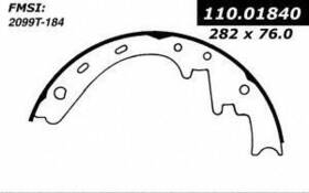 111-01840 Stoptech 111.01840 Centric Brake Shoes