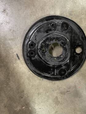 666120 Studebaker Backing Plate 1949-54 Big Trucks M16 And 2r 16 17 Front