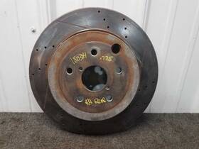 533-50240 Subaru 2015-17 Wrx Passenger Right Rear Brake Rotor Only Drilled / Slotted