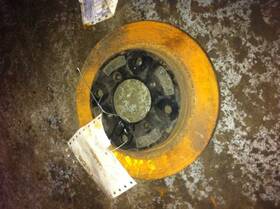 533-58177 Suzuki 89-94 Swift Right Passenger Rear Brakes Disc Rotor Only