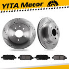 D0206-za500 Sy000048 Yitamotor Rear Brake Rotor Ceramic Pad For 608631693143
