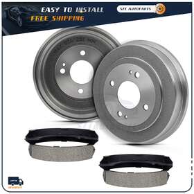 Szt83582101s Sztautopartstore Rear. Brake Drums Ceramic Shoes For Honda Civic 2001-2002 2003 2004 2005