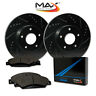 Ta084682 Max Advanced Brakes Rear Rotors Pad Elite Mazda