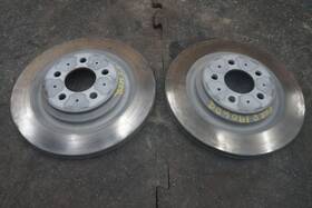 1044631-00-d Tesla Set 2 Rear Left Right Disc Brake Rotor Oem Model 3 2018