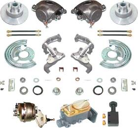 Md7585 The Right Stuff Detailing 1965-74 Mopar B / E Body Front Power Disc Brake Conversion Set With Standard 11 Inch