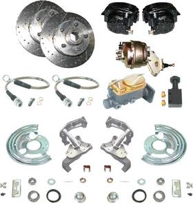 Md7586 The Right Stuff Detailing 1962-74 Mopar B / E Body Front Power Disc Brake Conversion Set With 11 Inch
