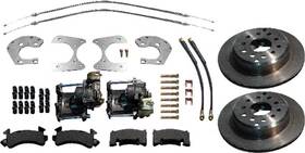 Md7789 The Right Stuff Detailing Mopar 8 3/4 And Dana 60 Rear Disc Brake Conversion Set With Parking