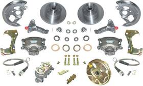 Rs900101 The Right Stuff Detailing 1967-69 F-body 1968-74 Nova Standard Front Power Disc Brake Conversion Set With