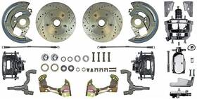 Rs900103 The Right Stuff Detailing 1968-69 F-body 1968-74 Nova Front Power Disc Brakes Drilled/slotted Rotors