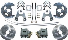 Rs900121 The Right Stuff Detailing 1968-69 F-body 1968-74 Nova Rear Disc Brakes Set With 11 Inch Plain Rotors And