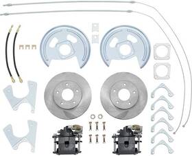 Rs900122 The Right Stuff Detailing 1970-74 Camaro / Firebird Rear Disc Brakes Set With 11 Inch Plain Rotors And Parking