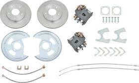 Rs900123 The Right Stuff Detailing 1975-81 Camaro / Firebird Rear Disc Brakes Set With 11 Inch Plain Rotors And Parking