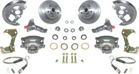 Rs900146 The Right Stuff Detailing 1967-74 Basic Front Disc Brake Conversionset With Standard Spindles And 11 Inch