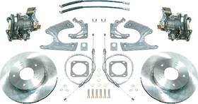 Tr103101 The Right Stuff Detailing 1955-64 Chevrolet 10/12 Bolt Non C-clip Rear Disc Brake Conversion Set With