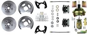 Tr104121 The Right Stuff Detailing 1959-64 Impala / Full Size Front Power Disc Brake Conversion Set With 11 Inch