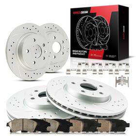 7824dbk62ggus Torchbeam Front And Rear Brake Kit For 2011-2015 Chevrolet Cruze 1.4t 2013-2016