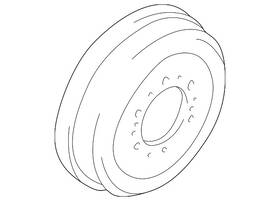 42431-34021 Toyota Genuine Brake Drum Rear