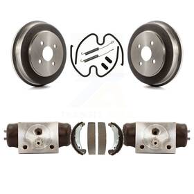 K8n-100455 Transit Auto Rear Brake Drum Shoes Spring And Cylinders Kit For 2003 Saturn Ion
