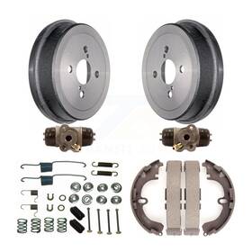 K8n-100484 Transit Auto Brake Drum Shoes Spring And Cylinder Rear Kit 6pc For Toyota Corolla Prizm Geo